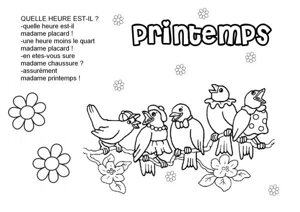 comptines et coloriages printemps - Page 2